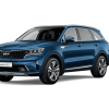 kia sorento màu xanh