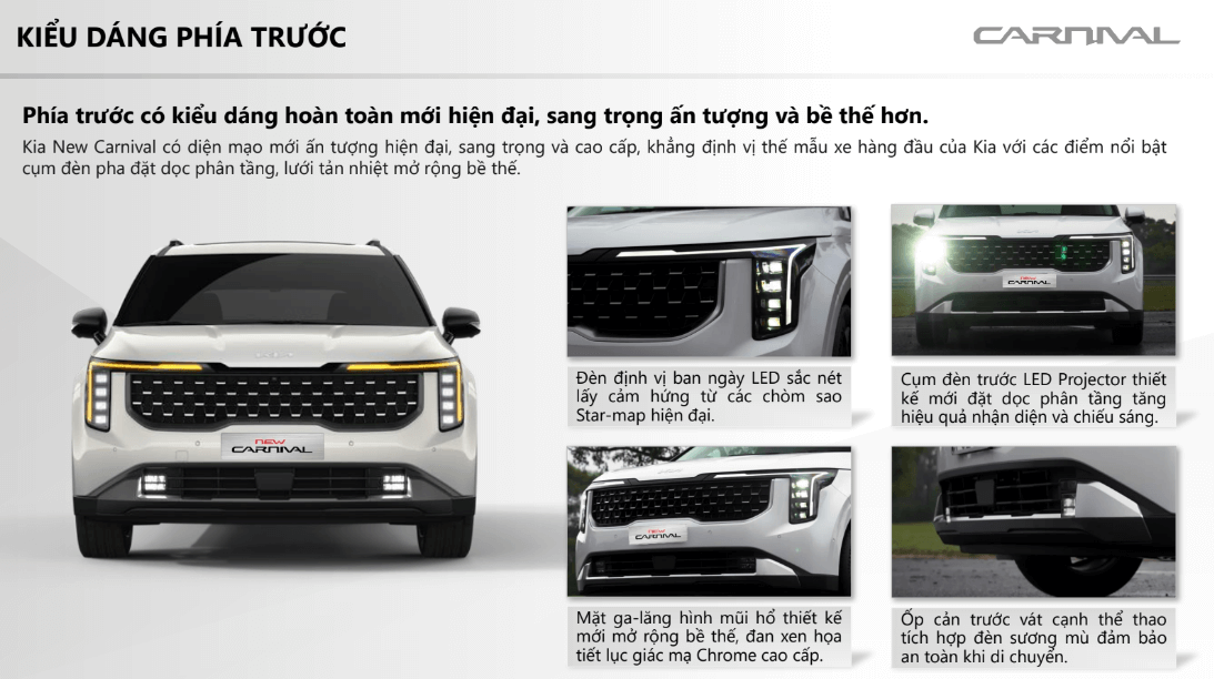 đầu xe kia new carnival